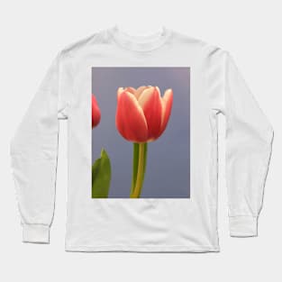 Red Tulip Flower Long Sleeve T-Shirt